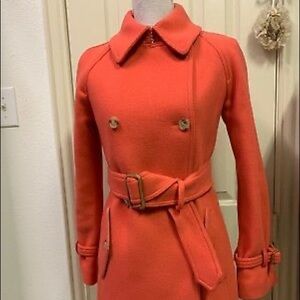 Coral Jcrew peacoat